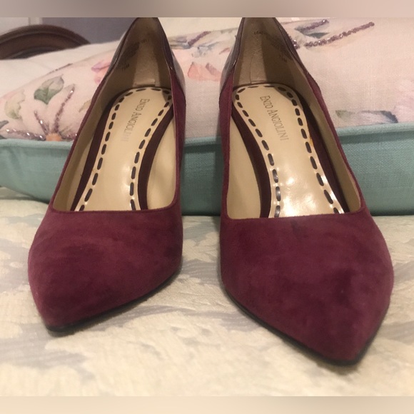 Enzo Angiolini Eacastalia: Purple Suede and patent leather EUC  Worn a few hours - Picture 8 of 12